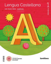 LENGUA 1oEP PASO MAS CUADRICULA 23 CONSTRUYENDO MUNDOS | AA,VV | 9788414424759 (Santillana)